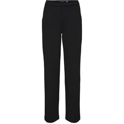 VERO MODA dam Vmzamira Mr Slim Straight Pant Ga Tall byxor, svart 2, S / 36L VERO MODA dam Vmzamira Mr Slim Straight Pant Ga Tall byxor, svart 2, S / 36L