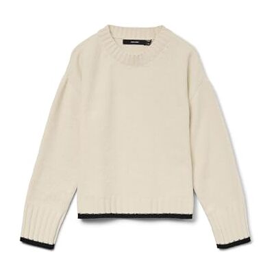 VERO MODA Vmshadow Ls O-hals tröja Boo, Björk, XL VERO MODA Vmshadow Ls O-hals tröja Boo, Björk, XL