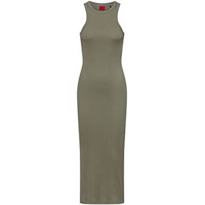 HUGO Nencia-klänning för kvinnor, Mörk Beige255, XL HUGO Nencia-klänning för kvinnor, Mörk Beige255, XL