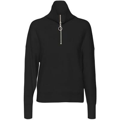 VERO MODA Bestseller A/S VMSABA Stripe LS highneck blus GA NOOS tröja, svart, XXL, Schwarz, XXL VERO MODA Bestseller A/S VMSABA Stripe LS highneck blus GA NOOS tröja, svart, XXL, Schwarz, XXL