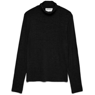 VERO MODA Roll Neck Top Awglesha Ls Noos polokrage, svart, L dam, svart, L VERO MODA Roll Neck Top Awglesha Ls Noos polokrage, svart, L dam, svart, L
