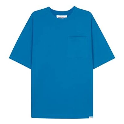 Seidensticker Silkesdekal studio rund hals t-shirt överdimensionerad – överdimensionerad – lätt att stryka – rund hals – kortärmad – unisex – 100% bomull, Turkos, L Seidensticker Silkesdekal studio rund hals t-shirt överdimensionerad – överdimensionerad – lätt att stryka – rund hals – kortärmad – unisex – 100% bomull, Turkos, L