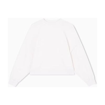 Giorgio Armani dam cuffed Sleeve logo bokstäver avslappnad passform sweatshirt, Iso, L Giorgio Armani dam cuffed Sleeve logo bokstäver avslappnad passform sweatshirt, Iso, L