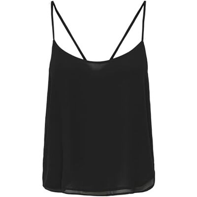 ONLY Onlmoon Singlet Noos WVN linne, svart, 34 ONLY Onlmoon Singlet Noos WVN linne, svart, 34