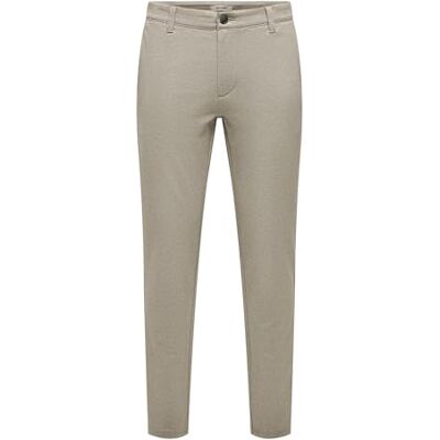 Only & Sons Chinosbyxor för män smal passform chic stretch chinos, Brun, 31W / 32L Only & Sons Chinosbyxor för män smal passform chic stretch chinos, Brun, 31W / 32L