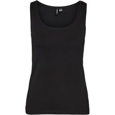 VERO MODA VMLULU SL Tank TOP NOOS, svart, M VERO MODA VMLULU SL Tank TOP NOOS, svart, M