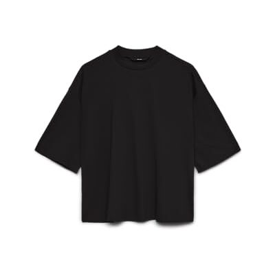 VERO MODA Vmmolly 3/4 Top Ga JRS Noos, svart, L VERO MODA Vmmolly 3/4 Top Ga JRS Noos, svart, L