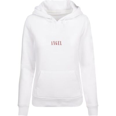 Tee Dam huvtröja Angel Hoody, avslappnad huvtröja med ryggtryck, normal passform, storlekar XS – 5XL, Vit, M Tee Dam huvtröja Angel Hoody, avslappnad huvtröja med ryggtryck, normal passform, storlekar XS – 5XL, Vit, M