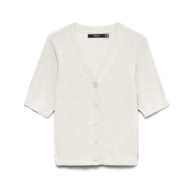 VERO MODA Vmnewlex 2/4 V-hals cardigan Noos, Snövit, XS VERO MODA Vmnewlex 2/4 V-hals cardigan Noos, Snövit, XS