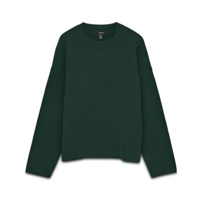 VERO MODA Vmsilje Ls O-hals boxy tröja Noos, Pine Grove, XL VERO MODA Vmsilje Ls O-hals boxy tröja Noos, Pine Grove, XL