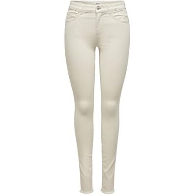 ONLY Dam ONLBLUSH MID SK AK RW DNM DOT019 NOOS jeans, ecru, XXS/32 ONLY Dam ONLBLUSH MID SK AK RW DNM DOT019 NOOS jeans, ecru, XXS/32