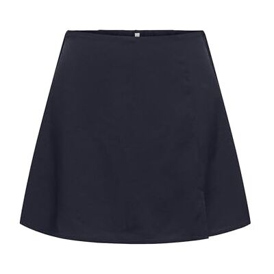 ONLY Damer Onlnova Life Vis Chay Skort Solid, natthimmel, XS ONLY Damer Onlnova Life Vis Chay Skort Solid, natthimmel, XS