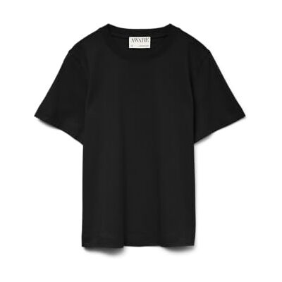 VERO MODA Dam Vmnaima Ss O-hals VMA Noos T-shirt, svart, M VERO MODA Dam Vmnaima Ss O-hals VMA Noos T-shirt, svart, M