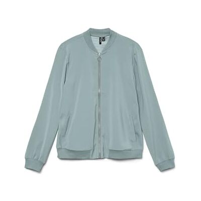 VERO MODA dam Vmcoco L/S Bomber Ga Noos jacka, Grå mist, XL VERO MODA dam Vmcoco L/S Bomber Ga Noos jacka, Grå mist, XL