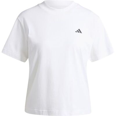 adidas Kvinnor ESSENTIALS SMALL LOGO T-SHIRT, white, M adidas Kvinnor ESSENTIALS SMALL LOGO T-SHIRT, white, M