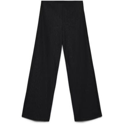 VERO MODA Vmberlin Mw Wide Glitter Pant Noos, svart, M / 32L VERO MODA Vmberlin Mw Wide Glitter Pant Noos, svart, M / 32L