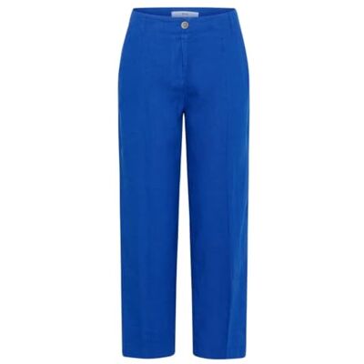 Brax Dam stil Maine S byxor med ledig silhuett fritidsbyxor, blå, 27W / 32L Brax Dam stil Maine S byxor med ledig silhuett fritidsbyxor, blå, 27W / 32L