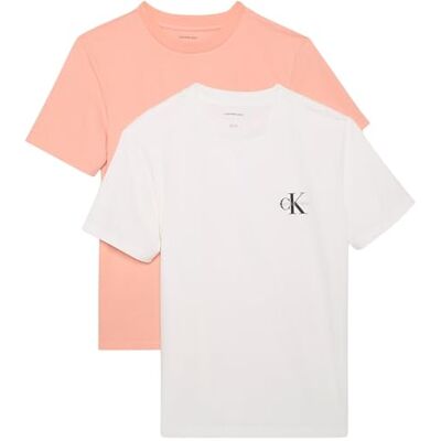 Calvin 8719965074583 A-Logo CN 2 Pack Tee Lv047c905g T-shirts, Orange (Endast Persika), XS Dam, Orange (Endast persika), XS Calvin 8719965074583 A-Logo CN 2 Pack Tee Lv047c905g T-shirts, Orange (Endast Persika), XS Dam, Orange (Endast persika), XS
