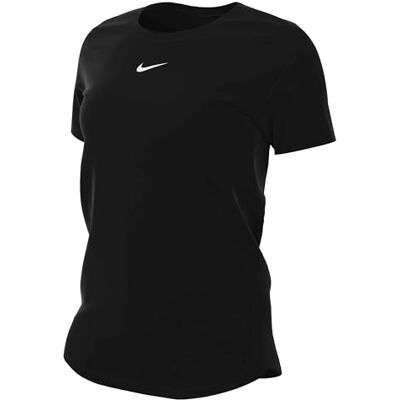 NIKE One Classic Df SS T-Shirt för kvinnor, Black/White, XS NIKE One Classic Df SS T-Shirt för kvinnor, Black/White, XS