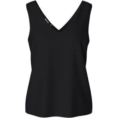PIECES Dam Pcfranan Sl Noos Bc Top, svart, XS PIECES Dam Pcfranan Sl Noos Bc Top, svart, XS