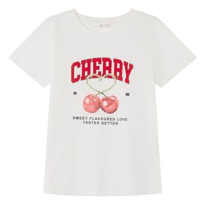Springfield Frqs Frukt T-shirt Dam T-shirt, Flerfärgad, XS Springfield Frqs Frukt T-shirt Dam T-shirt, Flerfärgad, XS