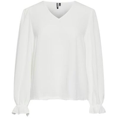 PIECES dam Pctiffany Ls V-hals Topp Noos Bc Långärmad blus PIECES dam Pctiffany Ls V-hals Topp Noos Bc Långärmad blus