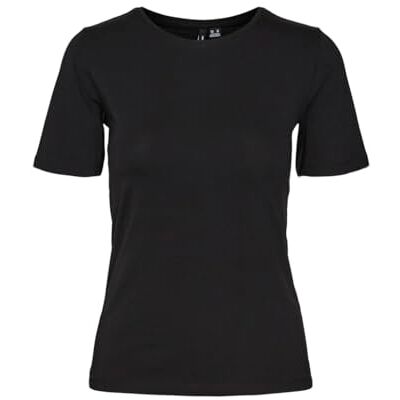 VERO MODA VMLULU SS TOP JRS GA NOOS, svart, XL VERO MODA VMLULU SS TOP JRS GA NOOS, svart, XL