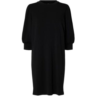 SELECTED WOMEN Selected kvinnor Slftenny 3/4 kort sweattklänning Noos, svart, M SELECTED WOMEN Selected kvinnor Slftenny 3/4 kort sweattklänning Noos, svart, M