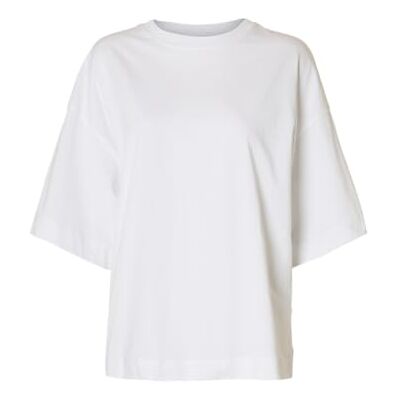 SELECTED WOMEN SELECTED Kvinnor Slfcolwoman 2/4 Oversized Tee Noos, Ljus vit, XS SELECTED WOMEN SELECTED Kvinnor Slfcolwoman 2/4 Oversized Tee Noos, Ljus vit, XS