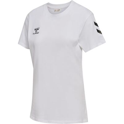 hummel , hmlGO 2.0 Chevron T-Shirt S/S Woman, vit, M hummel , hmlGO 2.0 Chevron T-Shirt S/S Woman, vit, M