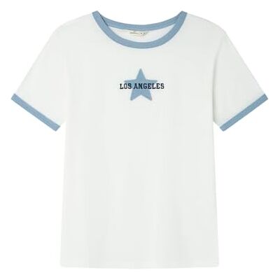 Springfield T-shirt för kvinnor, Flerfärgad, S Springfield T-shirt för kvinnor, Flerfärgad, S