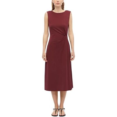 s.Oliver 2178653 midi jerseyklänning för kvinnor (1-pack), röd, 38 s.Oliver 2178653 midi jerseyklänning för kvinnor (1-pack), röd, 38