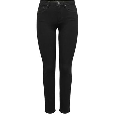 ONLY ONLSUI MID Slim DNM PIMBOX, svart, (M) W x 32L ONLY ONLSUI MID Slim DNM PIMBOX, svart, (M) W x 32L