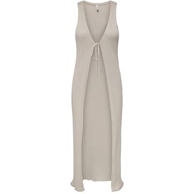 ONLY Onlmeddi Sl tie maxi väst KNT, Pimpsten, XL ONLY Onlmeddi Sl tie maxi väst KNT, Pimpsten, XL