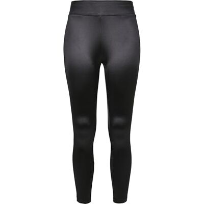 Urban Classics dam Shiny High Waist leggings, svart, XL (Smal) Urban Classics dam Shiny High Waist leggings, svart, XL (Smal)