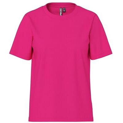 PIECES Dam Pcria Ss Solid Tee Noos Bc T-shirt, Rödbetor lila, L PIECES Dam Pcria Ss Solid Tee Noos Bc T-shirt, Rödbetor lila, L
