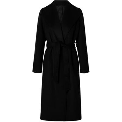 SELECTED FEMME Slfrosa Lano Coat Noos, svart, 38 SELECTED FEMME Slfrosa Lano Coat Noos, svart, 38