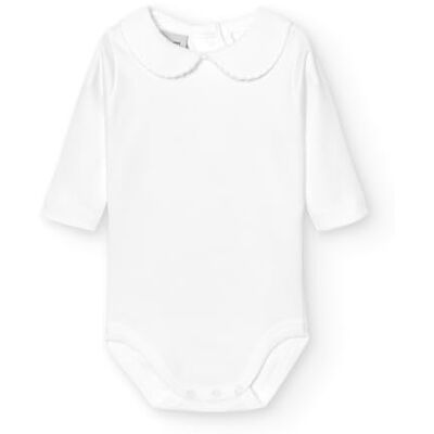 BABIDU Långärmad babybody i 100% bomull, babybody gjord av mjukt, andningsbart och allergivänligt tyg för känslig hud, pikébody med polokrage, unisex kläder BABIDU Långärmad babybody i 100% bomull, babybody gjord av mjukt, andningsbart och allergivänligt tyg för känslig hud, pikébody med polokrage, unisex kläder