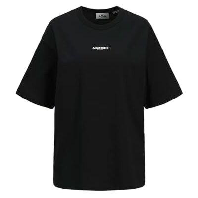 JJXX JACK & JONES Jxstudio Vesterbro lös tee JRS Noos, svart, M JJXX JACK & JONES Jxstudio Vesterbro lös tee JRS Noos, svart, M