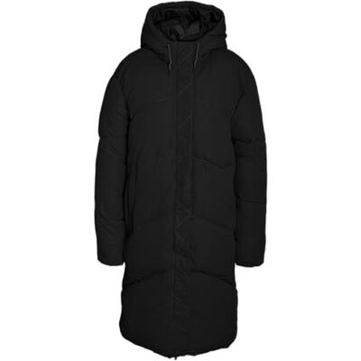 NOISY MAY NMTenna L/S lång jacka NOOS dam kappa brun streetwear, svart, M NOISY MAY NMTenna L/S lång jacka NOOS dam kappa brun streetwear, svart, M