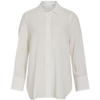 Vila Vilinaja knapp L/S Shirt-Noos skjorta för kvinnor, Häger, 44 Vila Vilinaja knapp L/S Shirt-Noos skjorta för kvinnor, Häger, 44