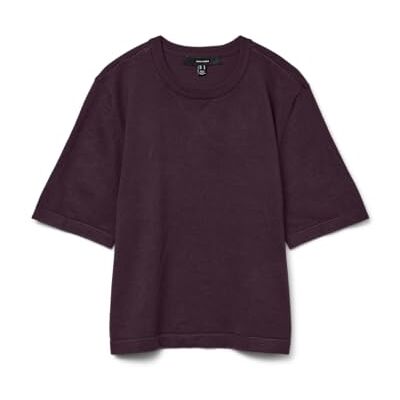 VERO MODA Stickad damtröja VMSILJE tröja, Vinprovning, XS VERO MODA Stickad damtröja VMSILJE tröja, Vinprovning, XS