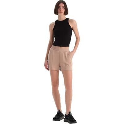 Dagi Light Brown Fashion Stickade Regular Waist Modal Short Benshorts, XL, Ljusbrun, XL Dagi Light Brown Fashion Stickade Regular Waist Modal Short Benshorts, XL, Ljusbrun, XL
