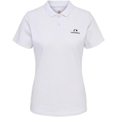 newline nwlLEA COTTON POLO WOMEN, vit, M newline nwlLEA COTTON POLO WOMEN, vit, M