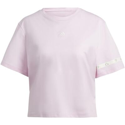adidas Kvinnor Brand Love Graphic Tee, clear pink, XL adidas Kvinnor Brand Love Graphic Tee, clear pink, XL
