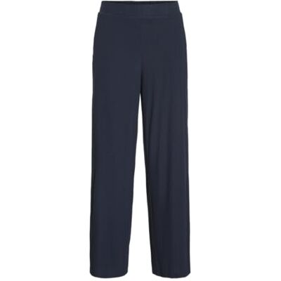 Vila Vidimita Hw Wide Pants/R, marinblå blazer, M Vila Vidimita Hw Wide Pants/R, marinblå blazer, M