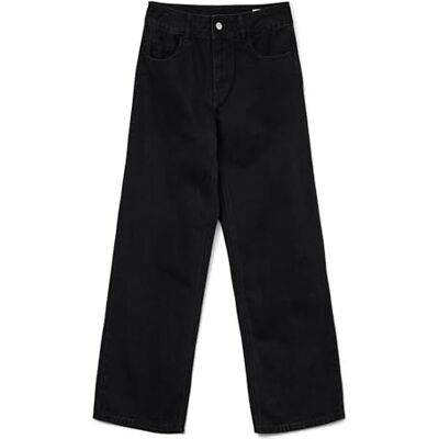VERO MODA Awrena Mr Wide denim jeans Li1110 Noos, Svart denim, 28W / 30L VERO MODA Awrena Mr Wide denim jeans Li1110 Noos, Svart denim, 28W / 30L
