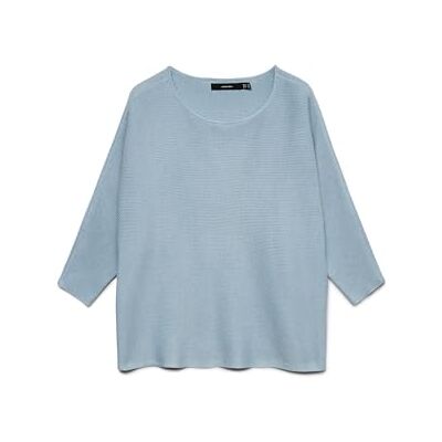 VERO MODA Vmnora 3/4 Boatneck Blouse Noos, Kashmirblå, M VERO MODA Vmnora 3/4 Boatneck Blouse Noos, Kashmirblå, M