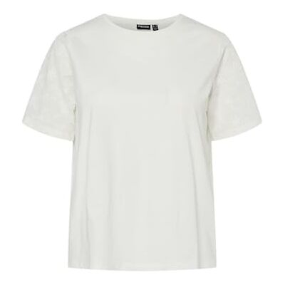 PIECES dam Pctandrea Ss Embrodiery T-Shirt JRS Bc, Molndansare, XS PIECES dam Pctandrea Ss Embrodiery T-Shirt JRS Bc, Molndansare, XS