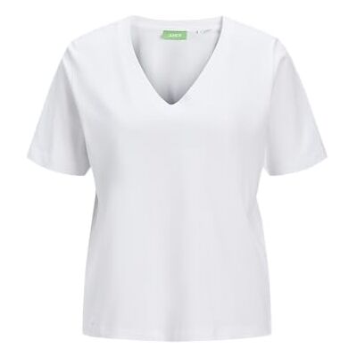 JJXX JXANNIE REG Vneck SS Tee JRS NOOS, Ljus vit, L JJXX JXANNIE REG Vneck SS Tee JRS NOOS, Ljus vit, L